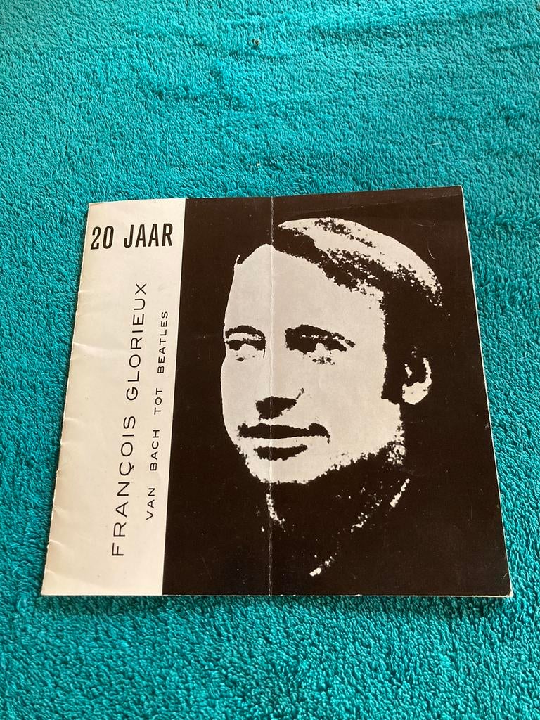 Brochure François Glorieux 20 ans, Enlèvement ou Envoi, Comme neuf