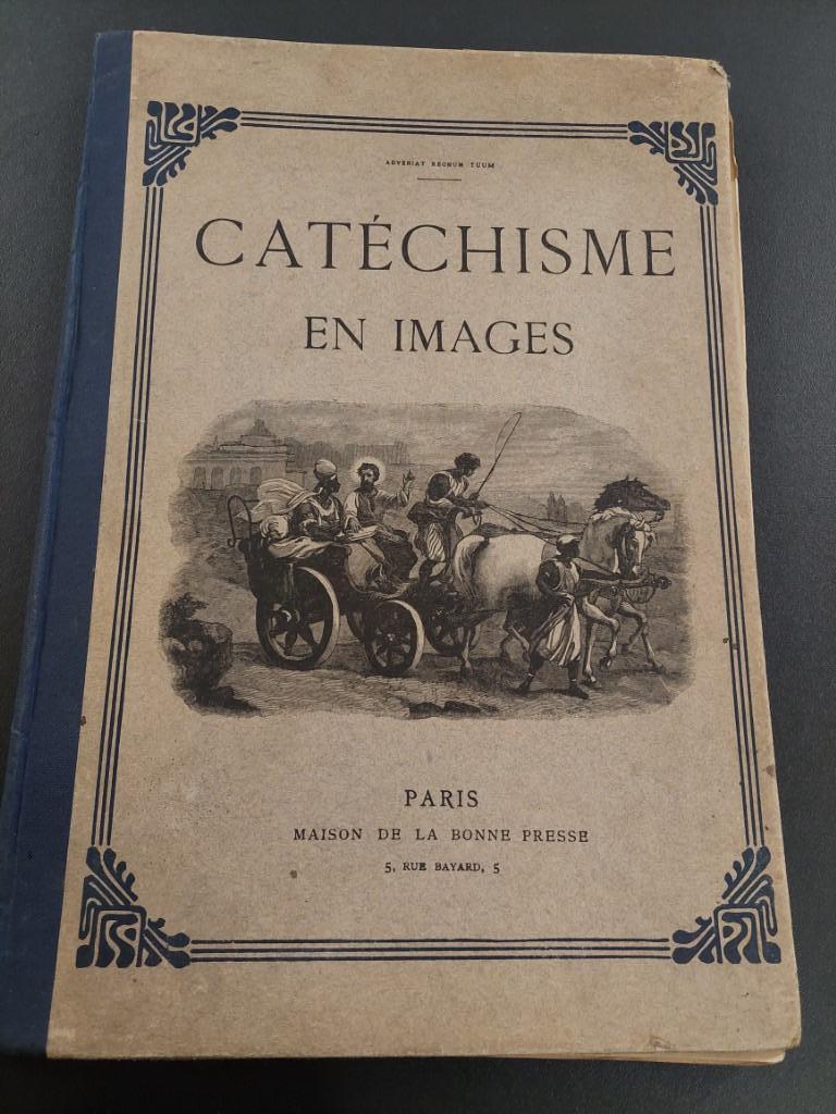CATECHISMUS in beelden - 1908 -70 chromolithografieën- 26x36, Antiek en Kunst, Ophalen of Verzenden