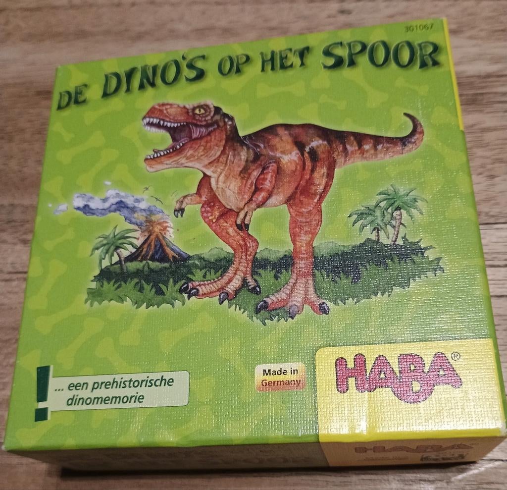 De dino's op het spoor - HABA, Hobby en Vrije tijd, Ophalen of Verzenden