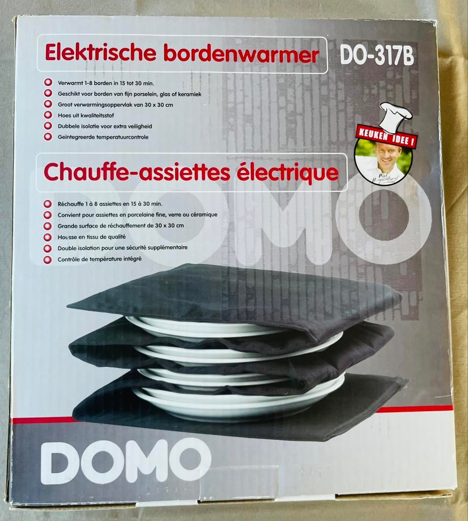 DOMO elektrische bordenwarmer, Ophalen of Verzenden, Zo goed als nieuw