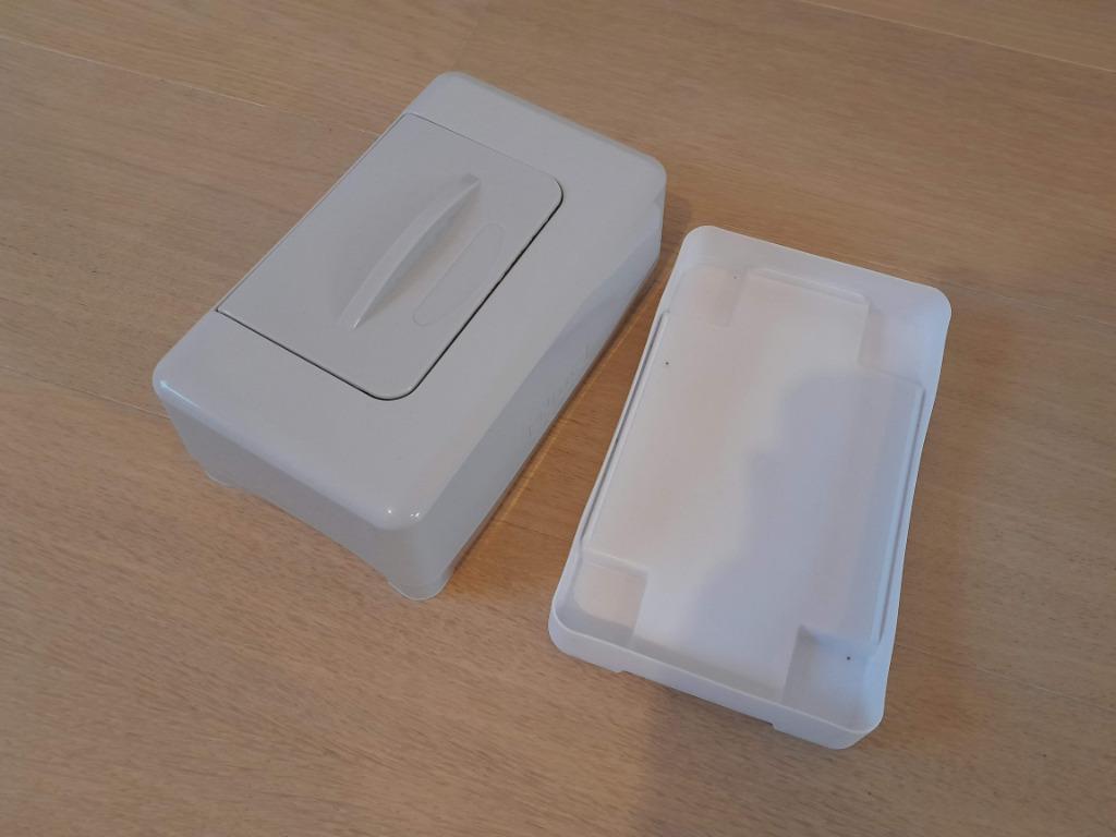 doos vochtige doekjes, Ophalen