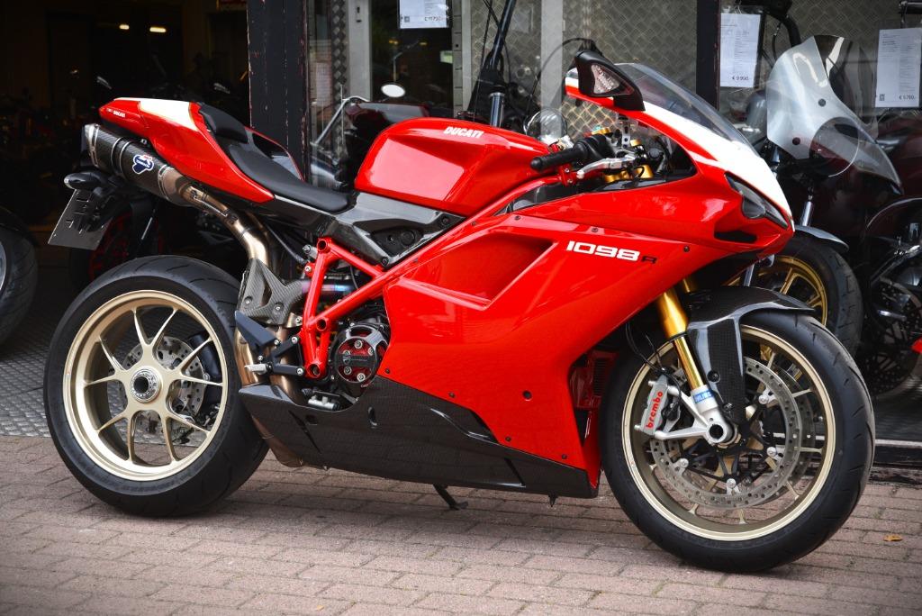 DUCATI 1098 R ***MOTOVERTE.BE***, Motos, Motos | Ducati, Entreprise, Sport, 2 cylindres, Enlèvement