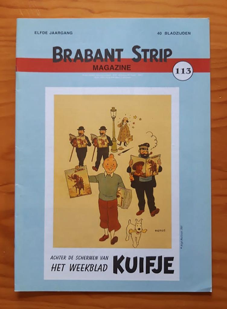 BrabantStrip2003 magazine113 Achter schermen weekblad Kuifje, Verzenden, Eén stripboek, Nieuw, Patrick Vranken
