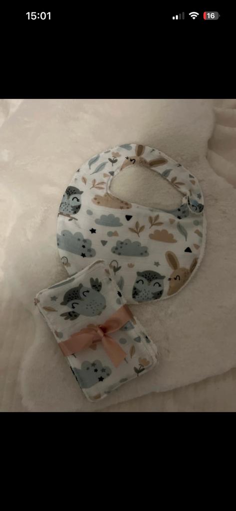Bavoir et lingettes, Enfants & Bébés, Enlèvement, Neuf