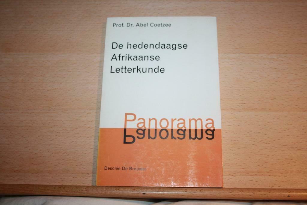 Softcover : Panorama De hedendaagse Afrikaanse Letterkunde, Gelezen, België, Ophalen of Verzenden, Prof. Dr. Abel Coetzee