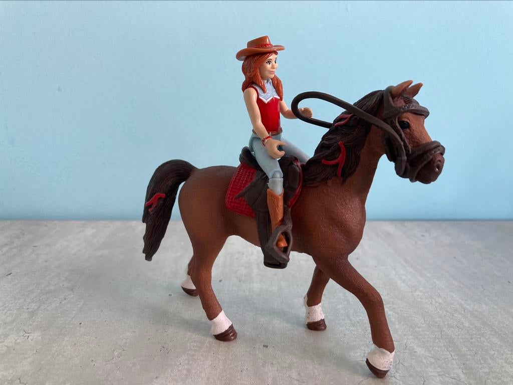 Schleich Hannah en Cayenne, Ophalen of Verzenden, Zo goed als nieuw
