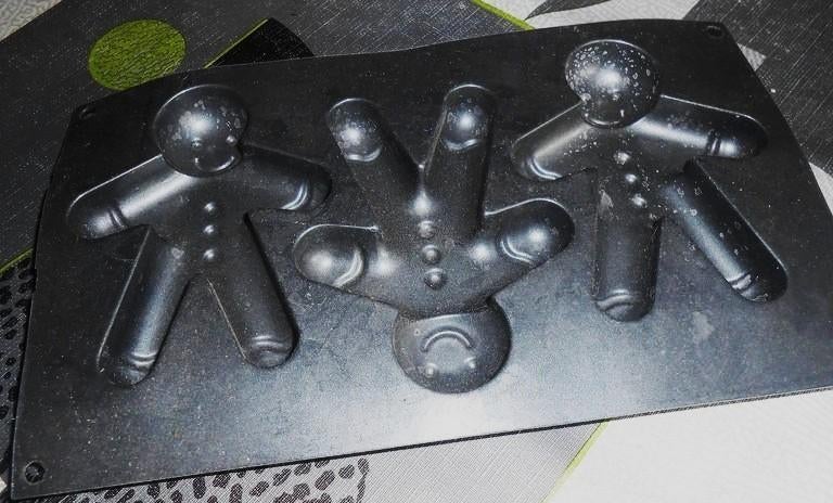 Siliconen mal: in de vorm van een kleine jongen, Hobby en Vrije tijd, Ophalen of Verzenden, Nieuw, Cupcakes, Bakvorm