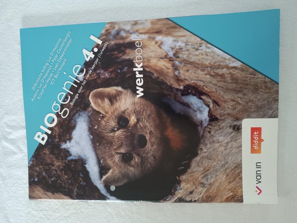 Werkboek Biogenie 4.1, Ophalen, Zo goed als nieuw, ASO, Biologie