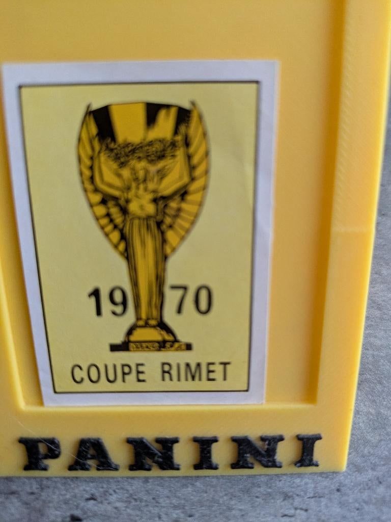 ORIGINALE DE LA COUPE DU MONDE PANINI MEXIQUE 70 RIMET CUP, Envoi, Image