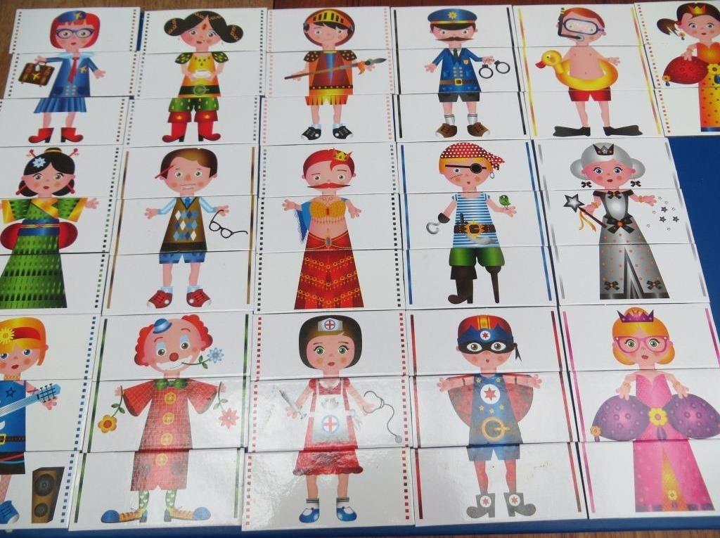Jeu Mix & Match 3 + créez 16 personnages avec 48 mix & match, Enlèvement ou Envoi, Utilisé, Puzzles