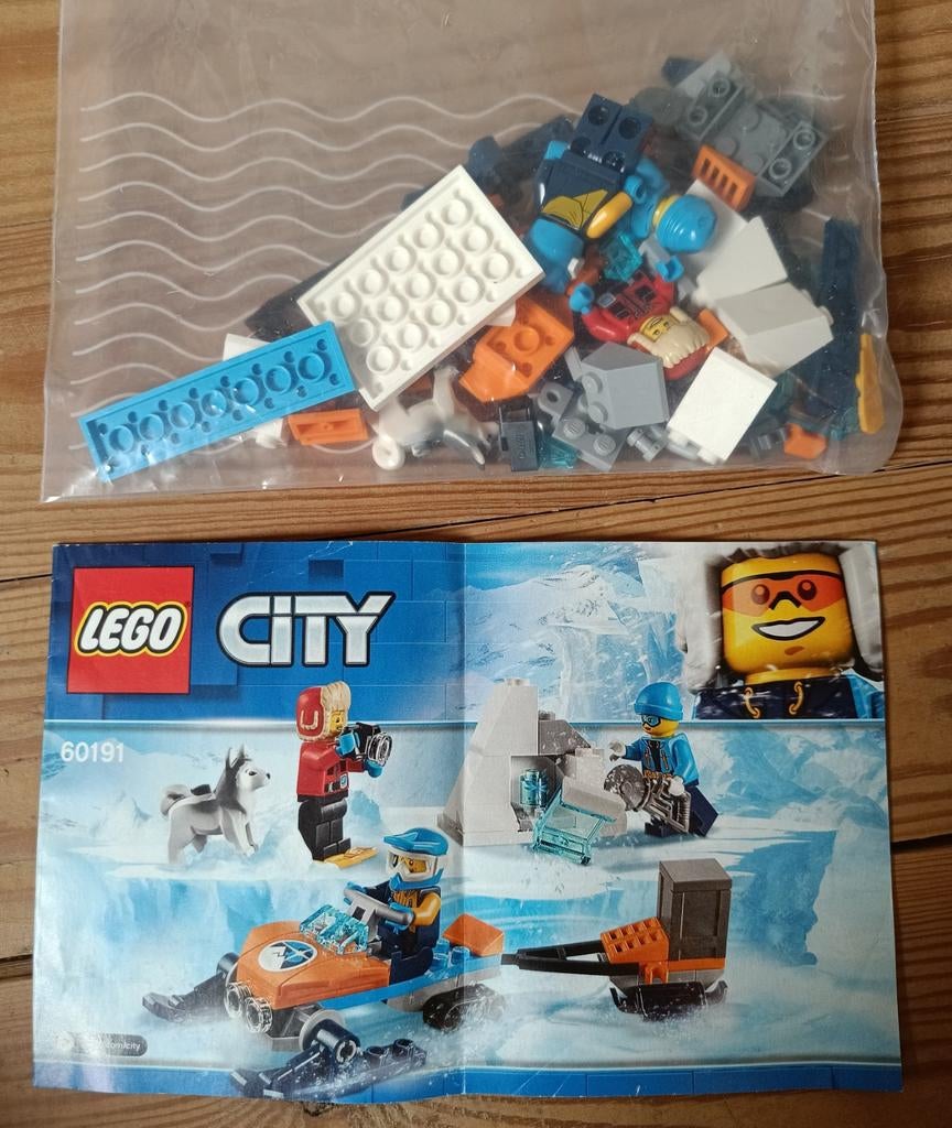 Lego city 60191 poolonderzoeksteam, Ophalen of Verzenden, Zo goed als nieuw, Complete set, Lego