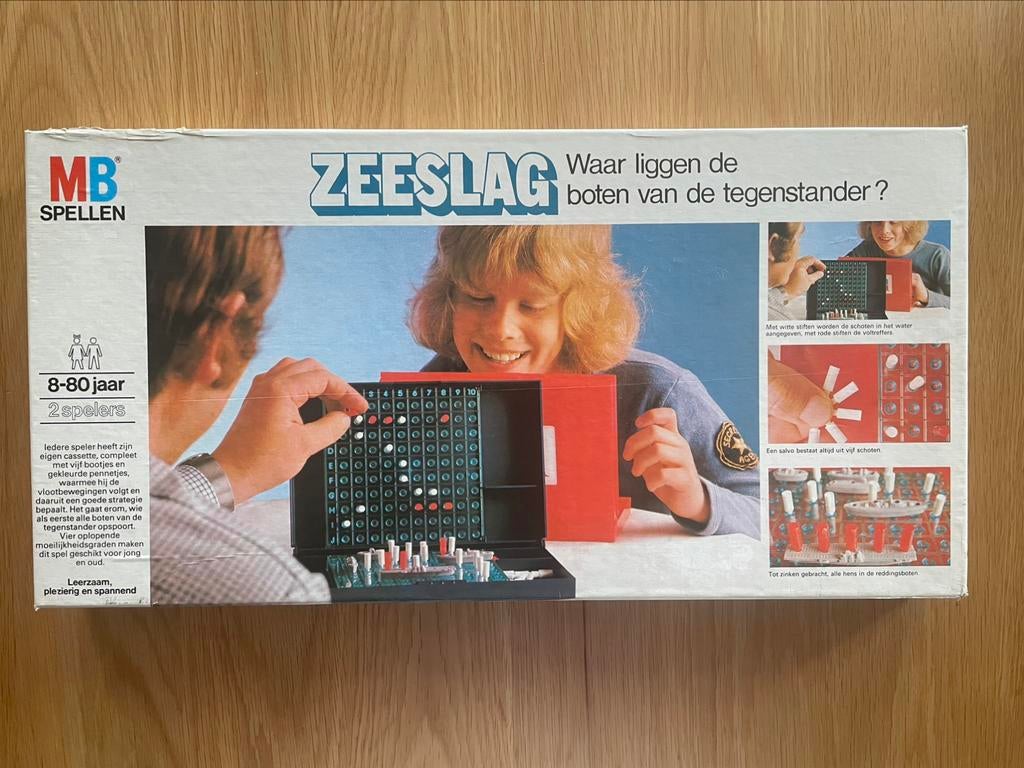 Zeeslag, Hobby en Vrije tijd, Een of twee spelers, Ophalen of Verzenden, Gebruikt, MB spelen