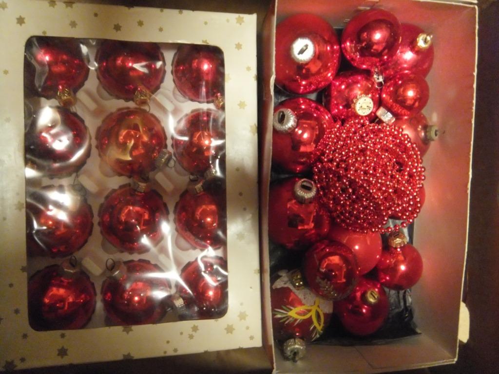 oude kerstballen, Ophalen of Verzenden, Gebruikt