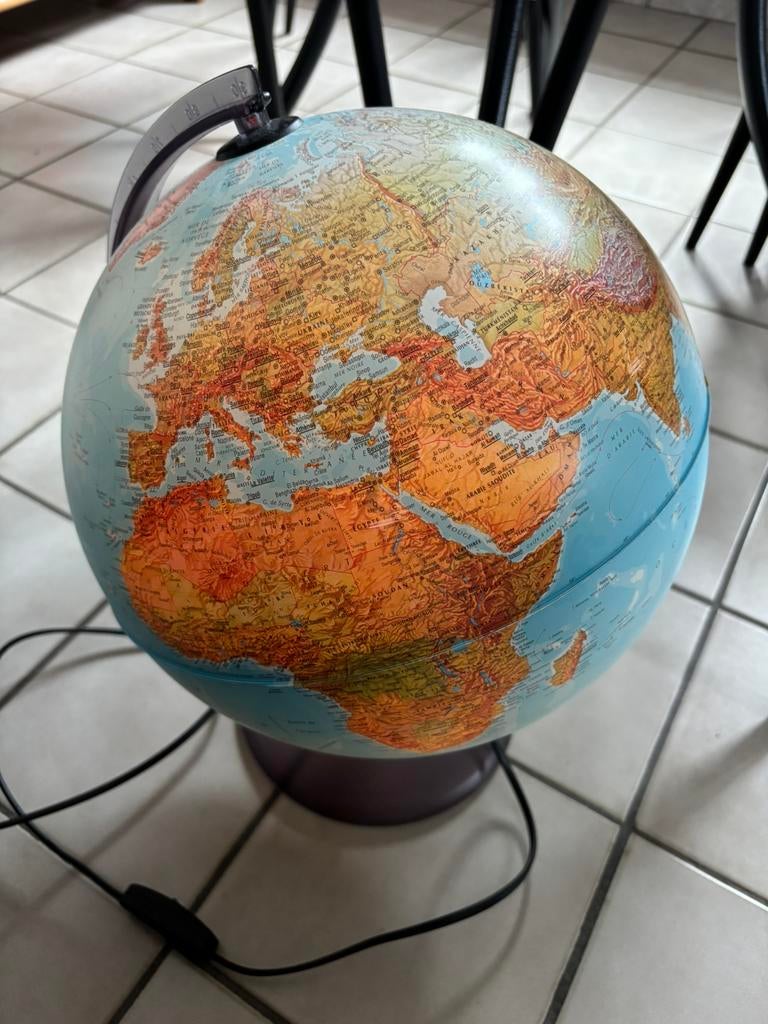 Globe lumineux, Enlèvement, Comme neuf