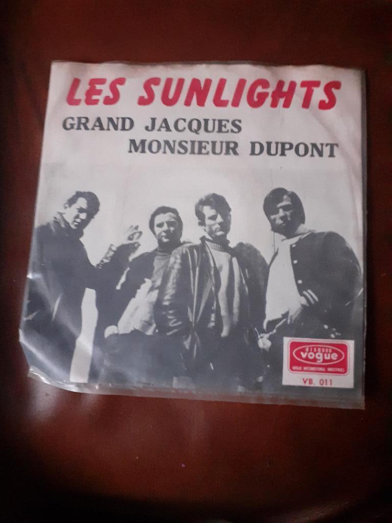 45T Sunlights : Grand Jacques (Belpop), Ophalen of Verzenden