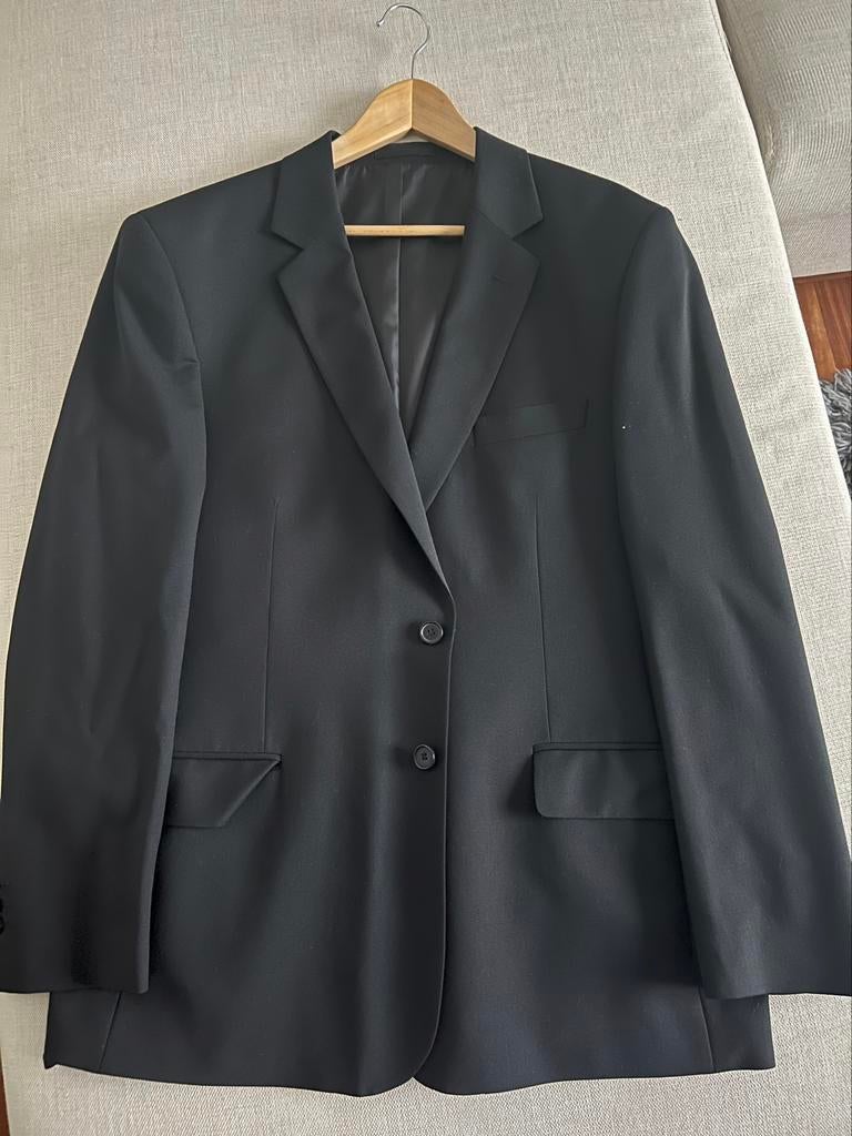 Costume 2 pièces Carrare noir - veste 56 - pantalon 46, Vêtements | Hommes, Enlèvement ou Envoi, Comme neuf, Noir