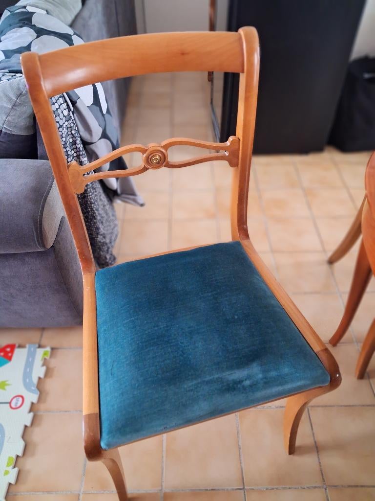 Table à manger avec 6 chaises, 100 à 150 cm, Cinq personnes ou plus, Enlèvement, Utilisé