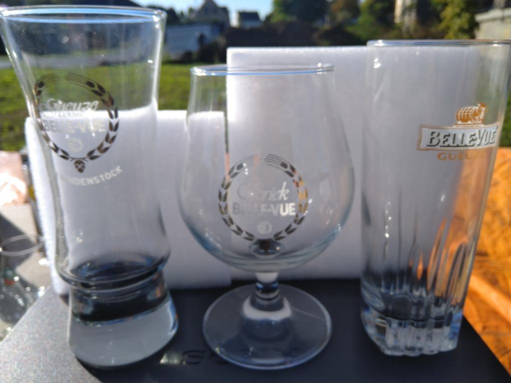 Gueuze Belle Vue Vandenstock, Verzamelen, Ophalen of Verzenden, Zo goed als nieuw, Glas of Glazen