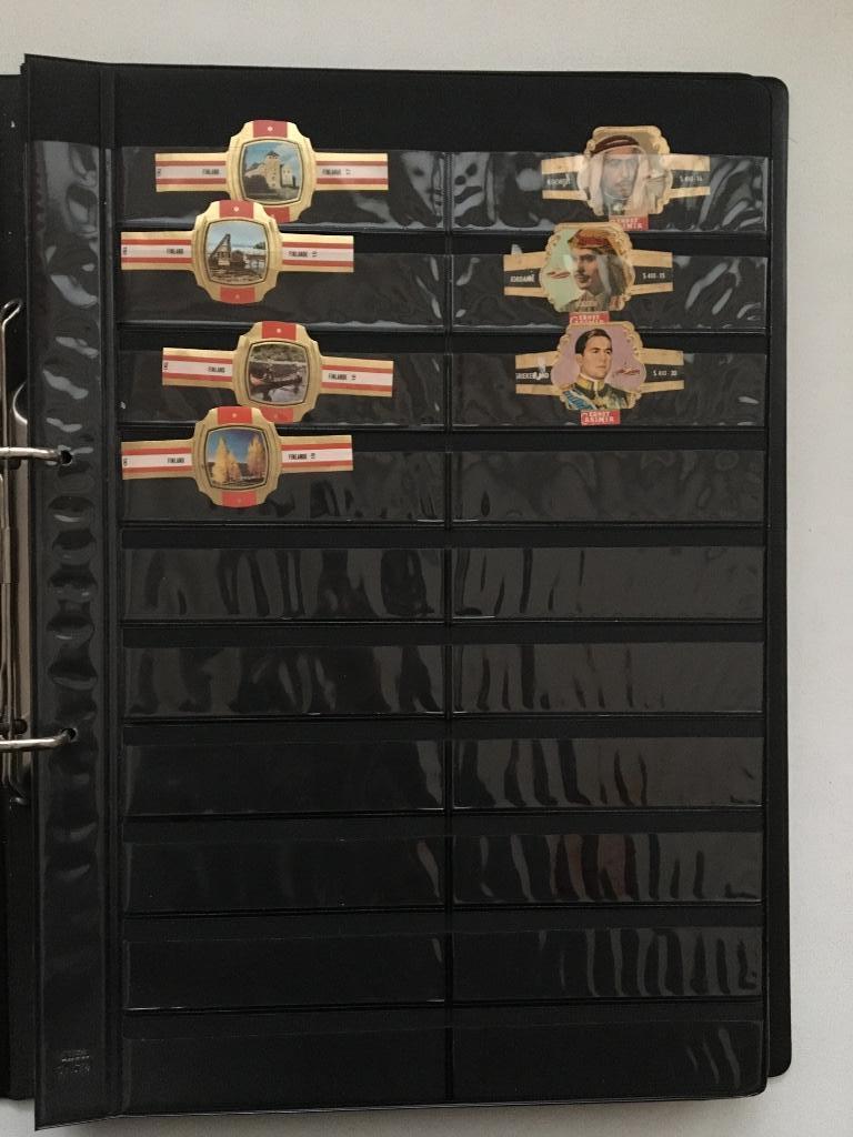 Sigarenbandjes map, Envoi, Bagues de cigare