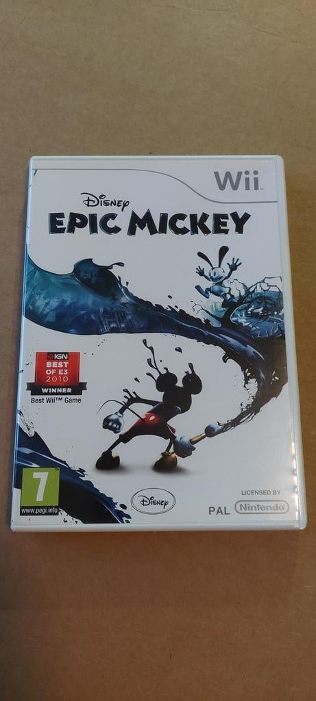 Disney Epic Mickey - Nintendo WII, Games en Spelcomputers, Ophalen of Verzenden