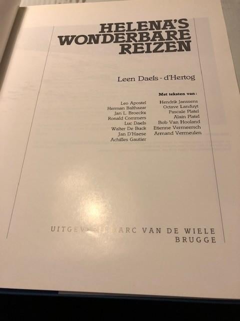 Helena's wonderbare reizen - Leen Daels - d'Hertog, Boeken, Reisverhalen, Ophalen of Verzenden, Zo goed als nieuw, Leen Daels - d'Hertog