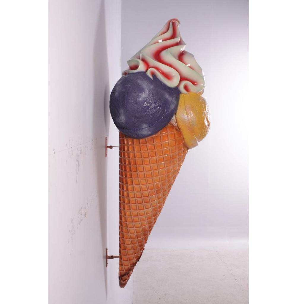 Hangend schepijsje XXL 215 cm - gevel ijsje schepijs, Ophalen, Nieuw