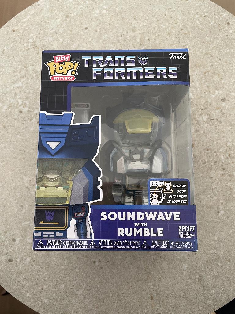 Funko Pop Transformers - soundwave with rumble - nieuw, Ophalen of Verzenden, Nieuw