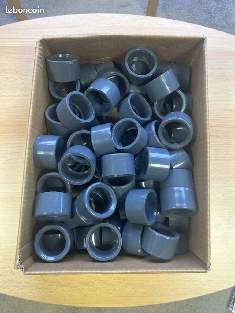 Lot de 68 douilles de réduction PVC 63mm x 50mm (PN16), Enlèvement ou Envoi, Comme neuf, PVC
