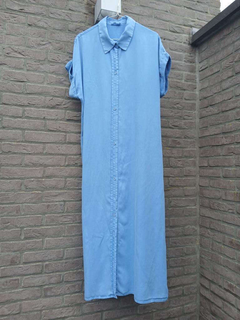 Damesjurk, Blauw, Ophalen of Verzenden, Maat 36 (S), Onder de knie