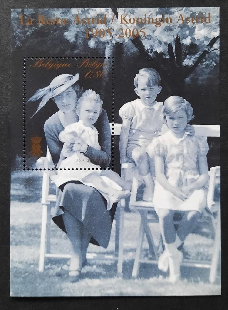Belgique : COB 3469-BL126 ** Reine Astrid 2005., Sans timbre, Neuf, Enlèvement ou Envoi, Non oblitéré