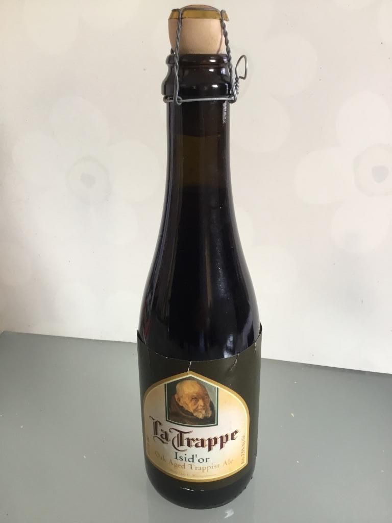 Trappiste bouteille pleine la trappe isid or oak aged, Verzamelen, Biermerken, Ophalen of Verzenden, Zo goed als nieuw, Flesje(s)