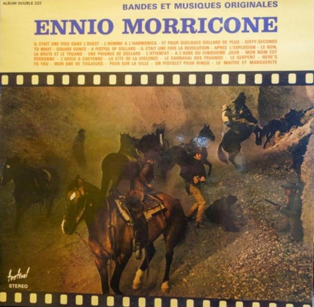 LP Ennio Morricone 2 LP's, Compilation, Enlèvement ou Envoi, Utilisé, LP