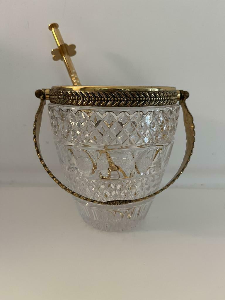 Vintage ijsemmer met ijstang, Antiek en Kunst, Ophalen