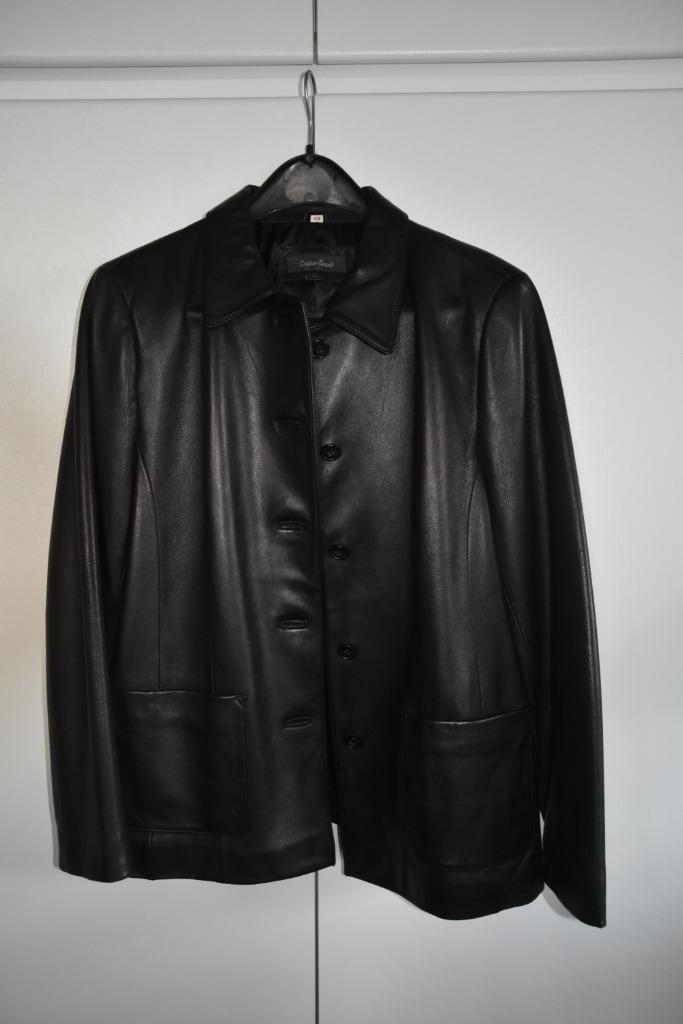 Lederen vest - zwart - nieuw, Enlèvement, Neuf, Taille 42/44 (L), Noir