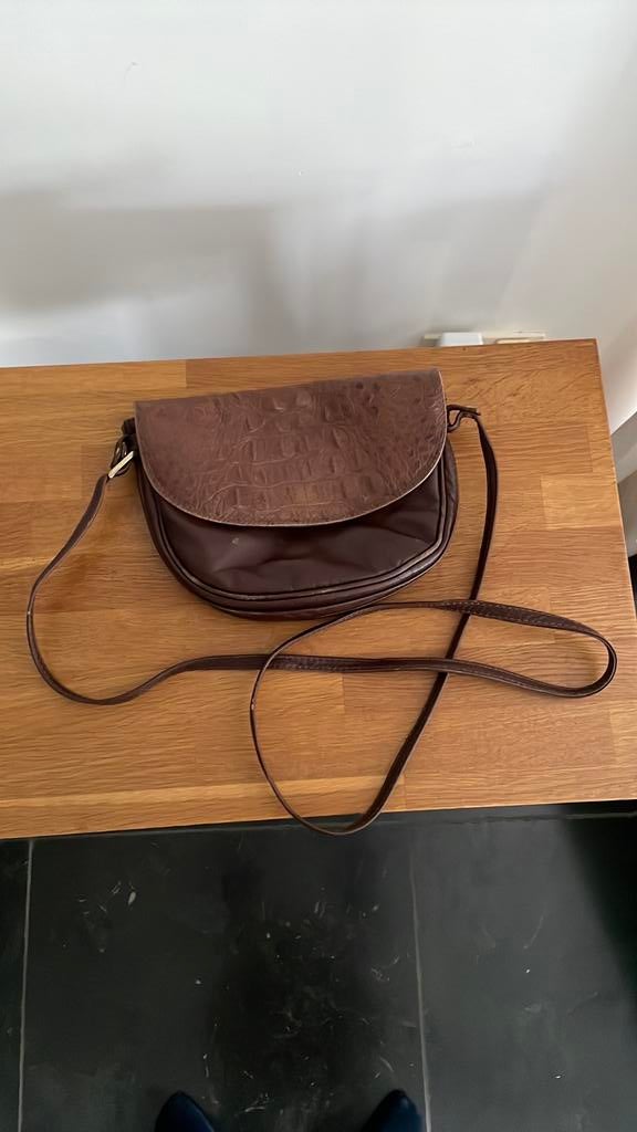 Dames handtas bruin, Ophalen of Verzenden, Gebruikt, Bruin, Handtas