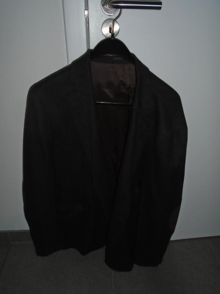 Donkergrijze wollen blazer MASSIMO DUTTI maat XL, Enlèvement, Taille 56/58 (XL), Gris