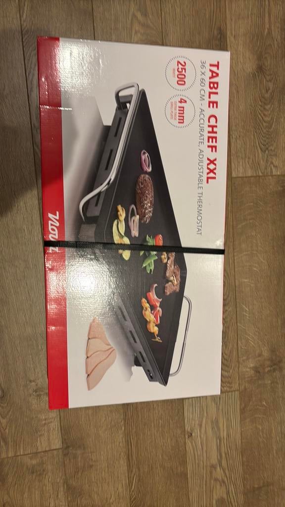 Nieuwe plancha Nova table chef xxl, Enlèvement, Neuf, 4 à 7 personnes