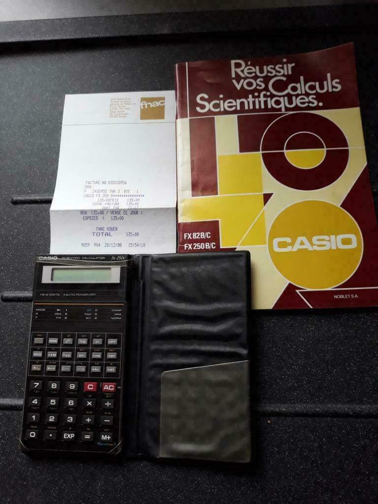 Calculatrice casio, Divers, Calculatrices, Enlèvement, Utilisé
