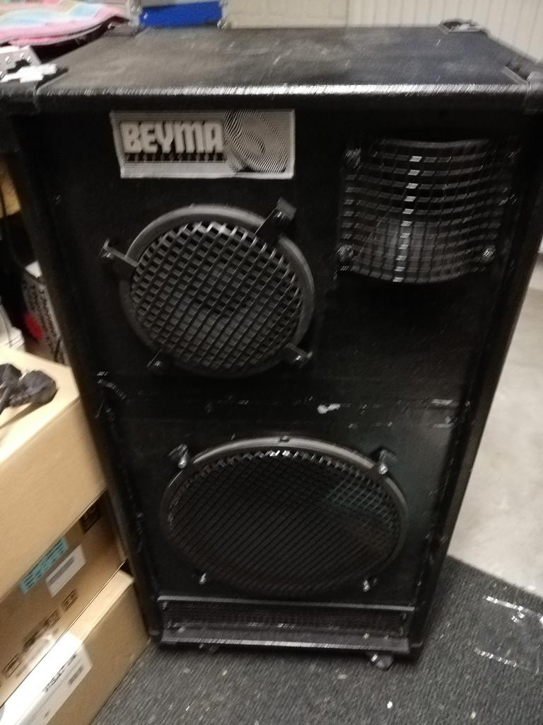 2 Boxen  Beyma  Disco Reference AED 3 - Weg, Audio, Tv en Foto, Luidsprekerboxen, Zo goed als nieuw, 120 watt of meer, Front, Rear of Stereo speakers