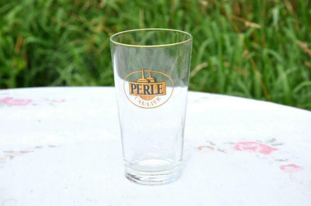 §  verre a biere perle caulier, Ophalen of Verzenden