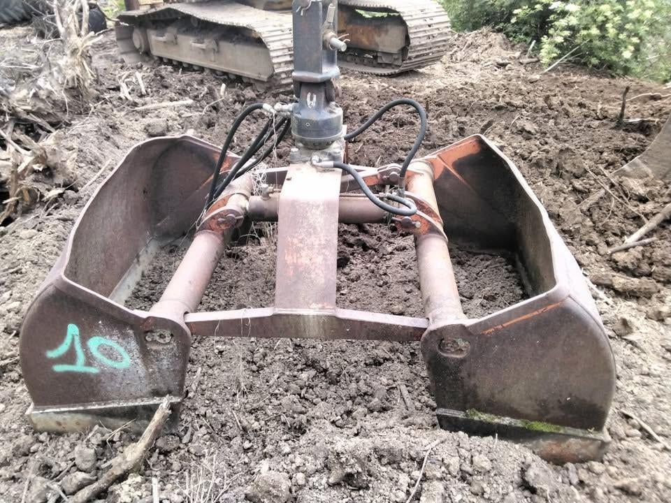 Grappin à terre avec rotor, Enlèvement