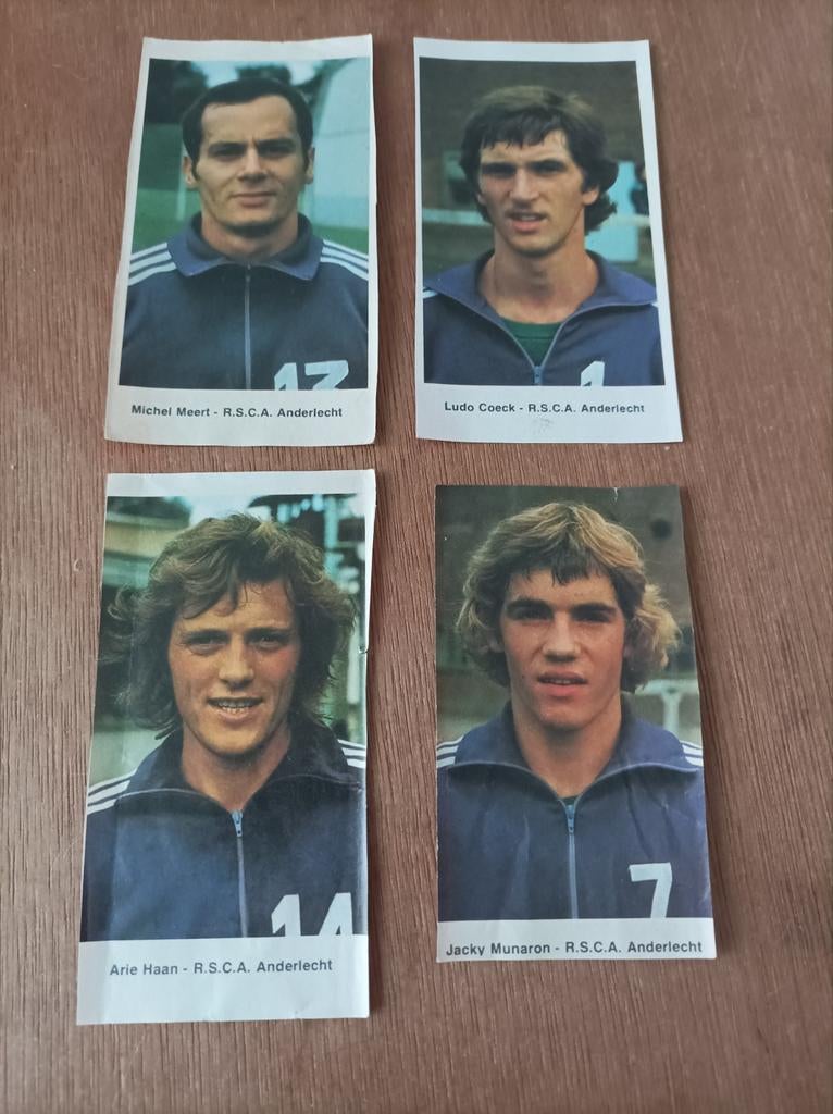 Perrette football, Belgique, Anderlecht, 4 estampes, Enlèvement ou Envoi