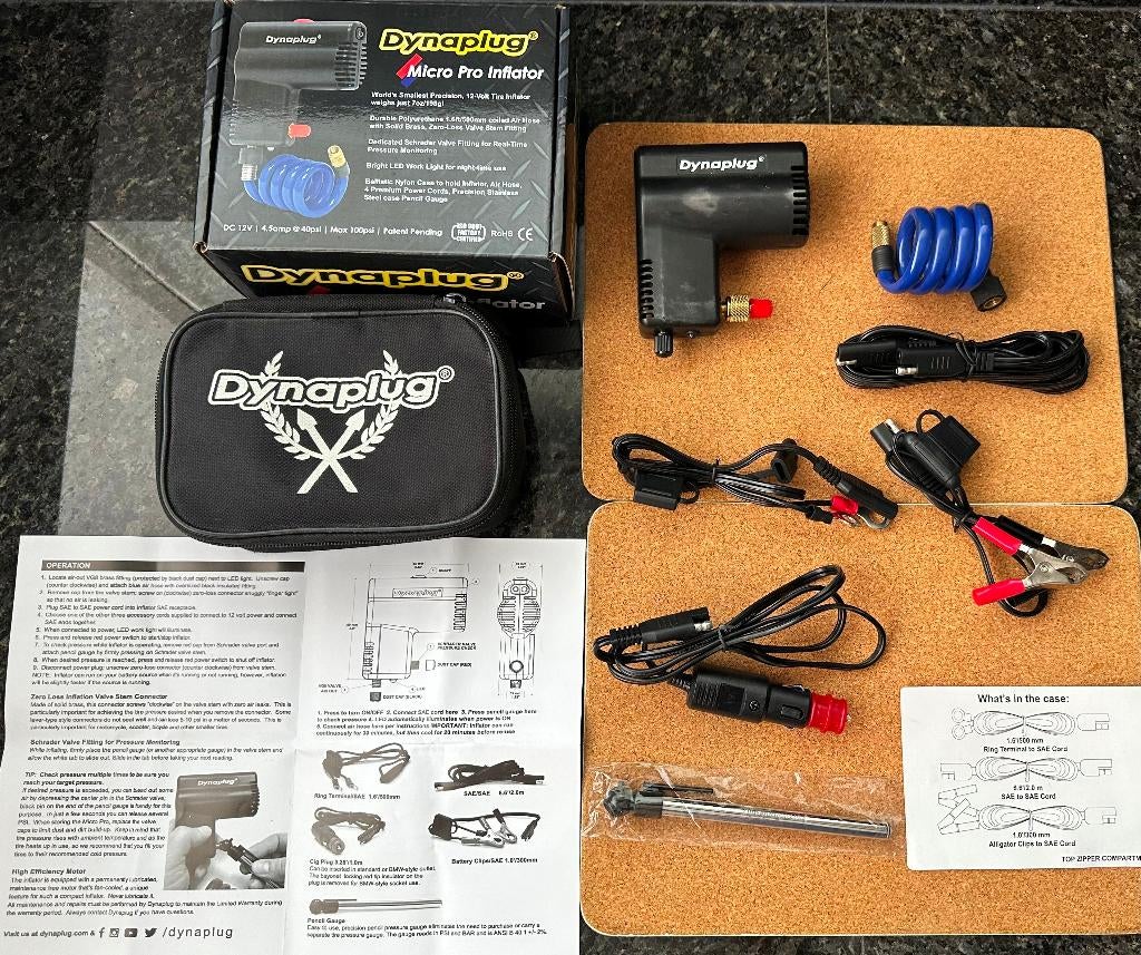 Dynaplug DMPI-1502 Micro Pro Inflator 12V bandenpomp, Verzenden, Gebruikt