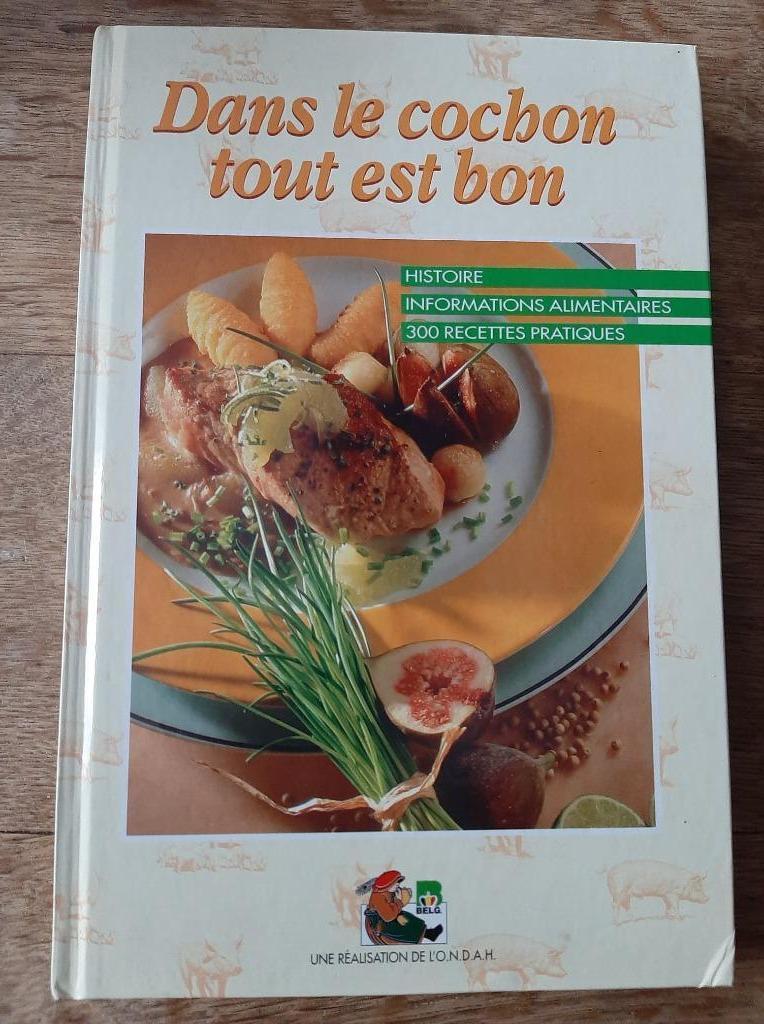 Livre : "Dans le cochon Tout est bon", Livres, Enlèvement ou Envoi