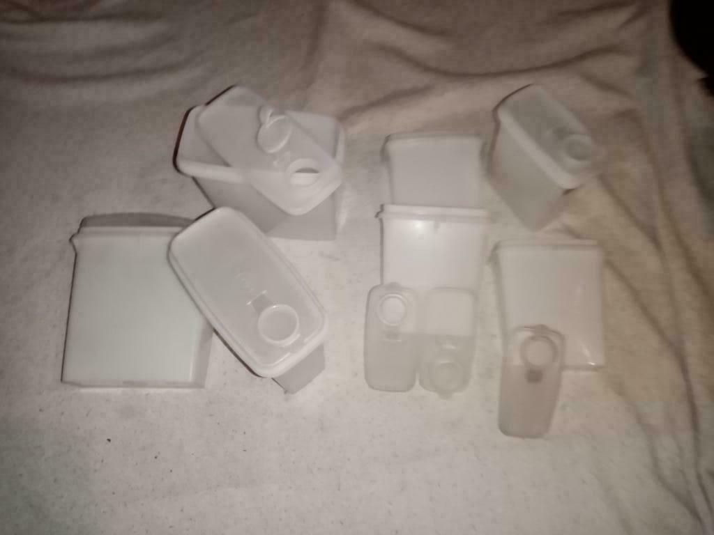 Boîtes vintage Tupperware, Enlèvement ou Envoi, Utilisé, Blanc, Boîte