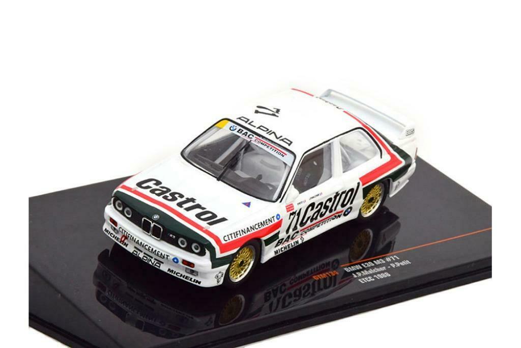 1:43 Ixo GTM134 BMW M3 E30 ETCC 1988 #71 'Castrol', Enlèvement ou Envoi, Neuf, Voitures