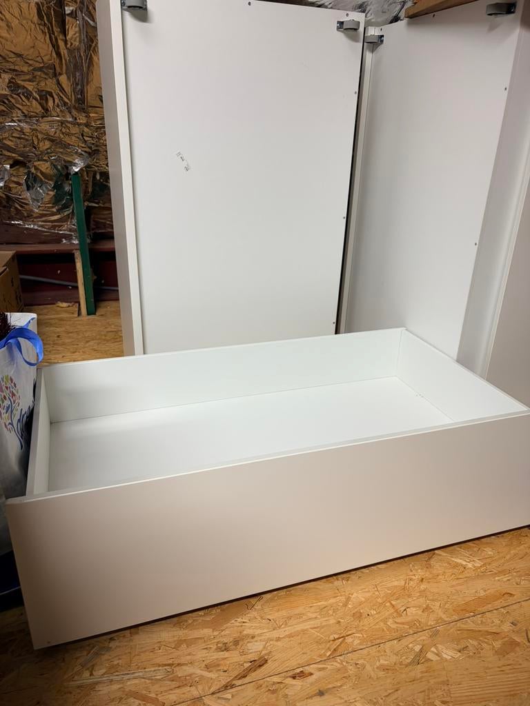 Malm bed laden - 4 stuks - wit, Huis en Inrichting, Slaapkamer | Bedden, Ophalen, Zo goed als nieuw, Wit
