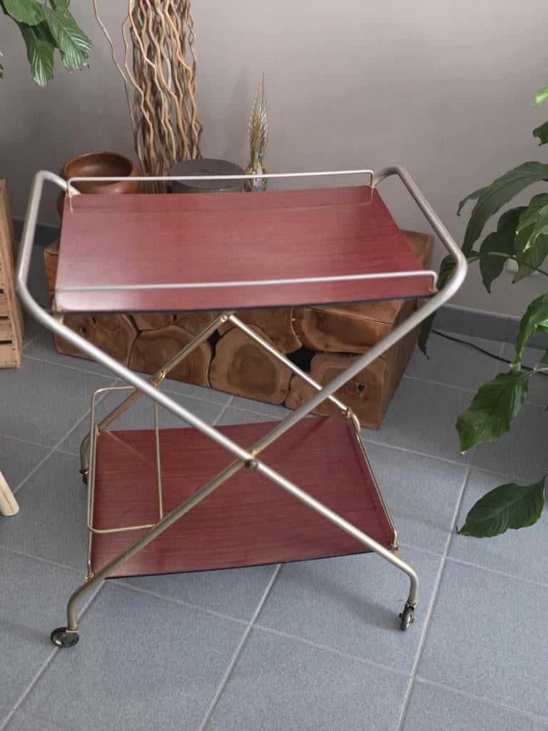 Desserte/bar en acier et formica années 60-70, Enlèvement