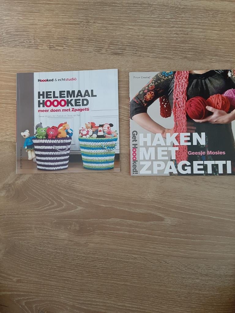 Haken met zpagetti, Hobby en Vrije tijd, Ophalen, Zo goed als nieuw, Haken