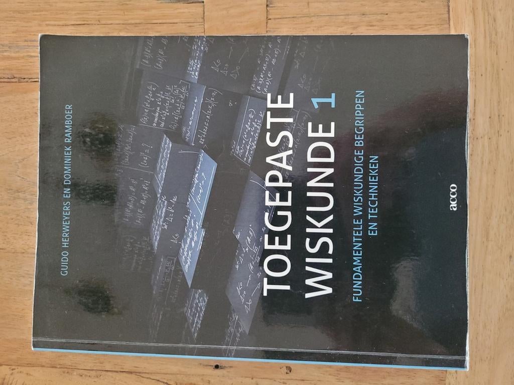 Guido Herweyers - Toegepaste wiskunde 1, Boeken, Ophalen of Verzenden, Gelezen, Guido Herweyers; Dominiek Ramboer